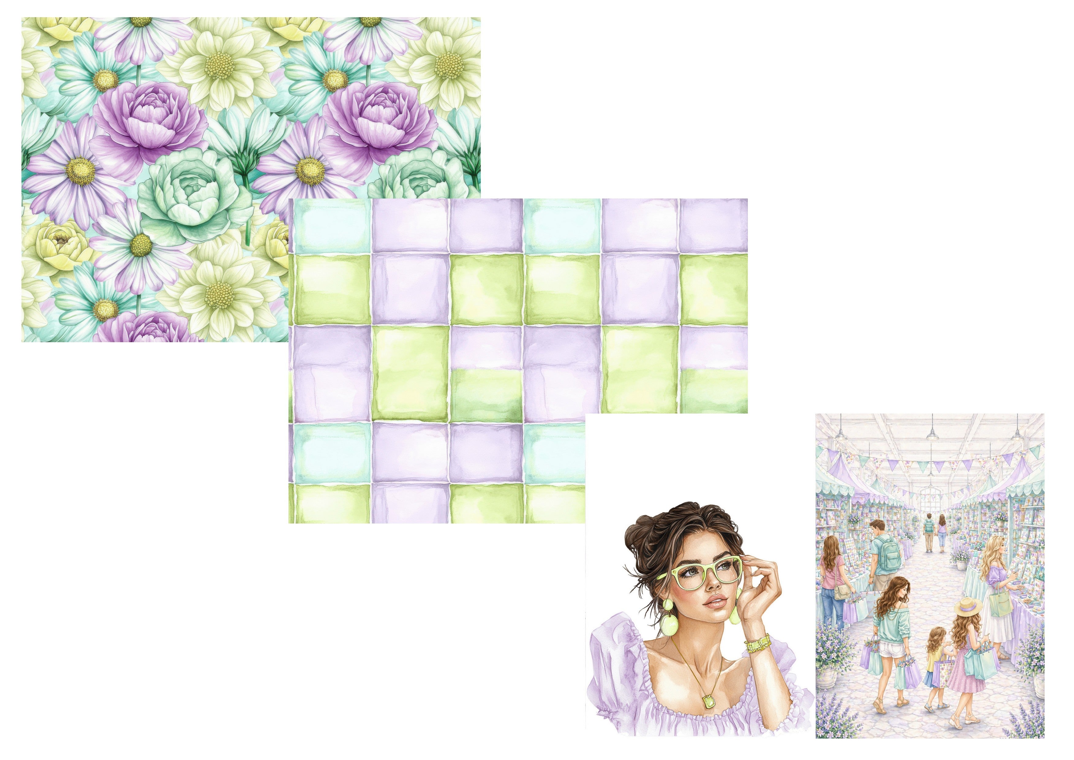 LovedbyGaby A4 journalpapier set Creabeurs