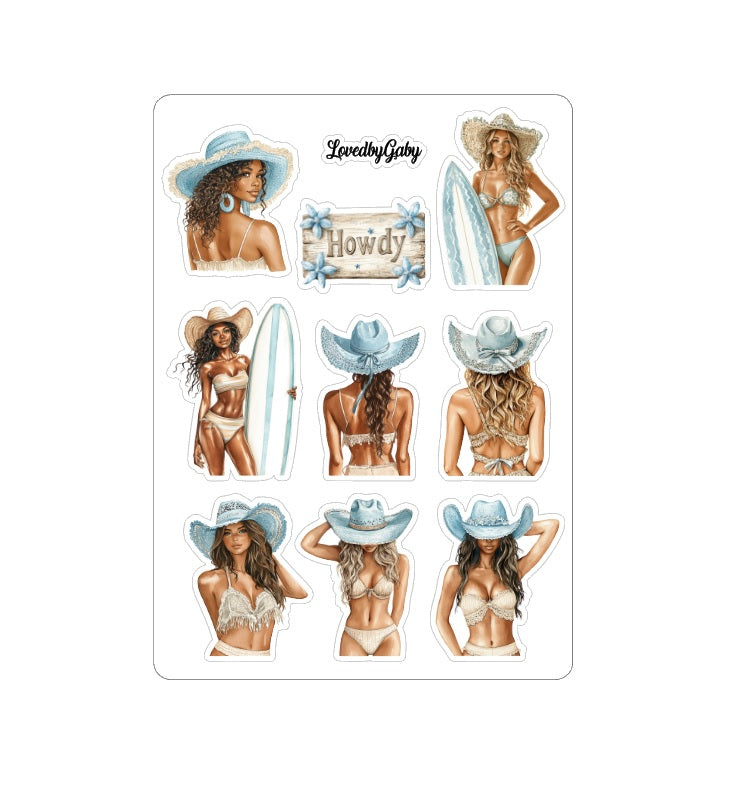 LovedbyGaby stickers Summer Cowsgirl