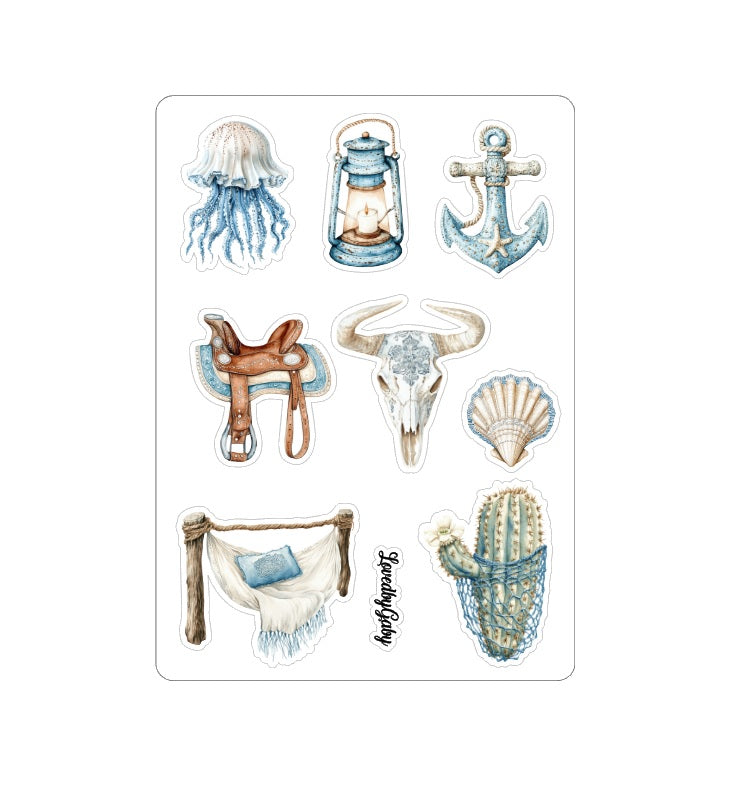 LovedbyGaby stickers Summer Cowsgirl