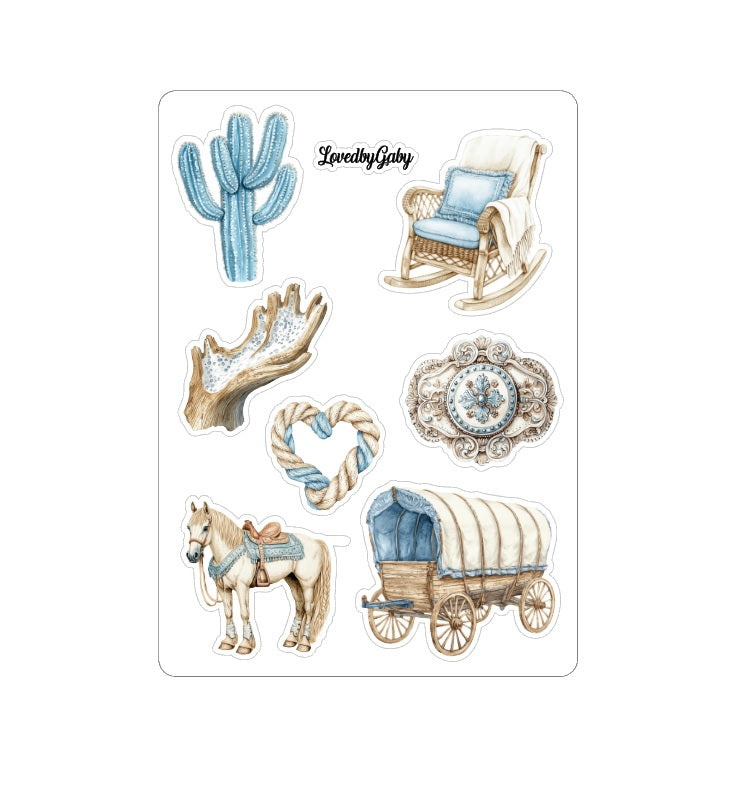LovedbyGaby stickers Summer Cowsgirl