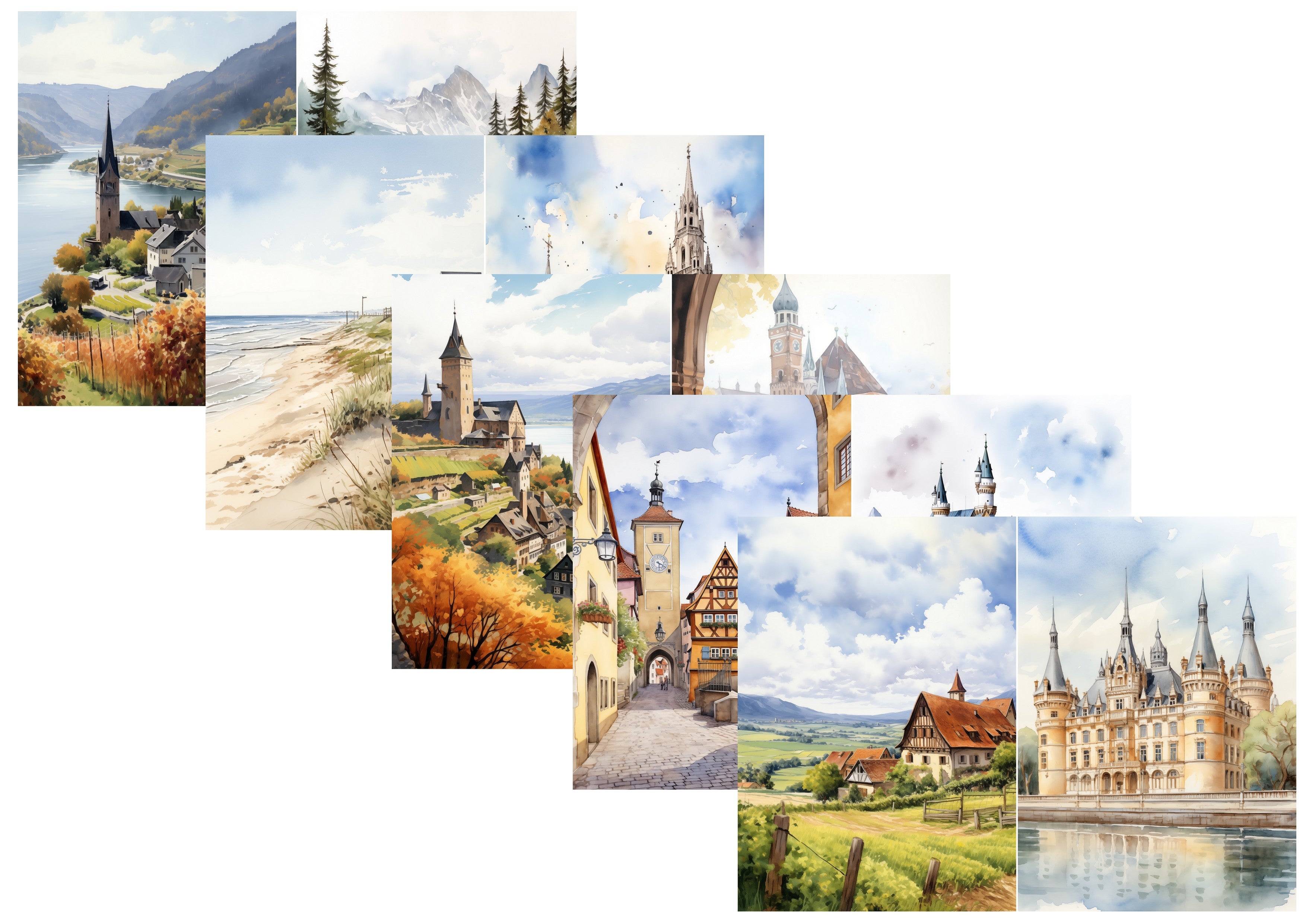 LovedbyGaby A4-Journalpapier-Set Deutschland