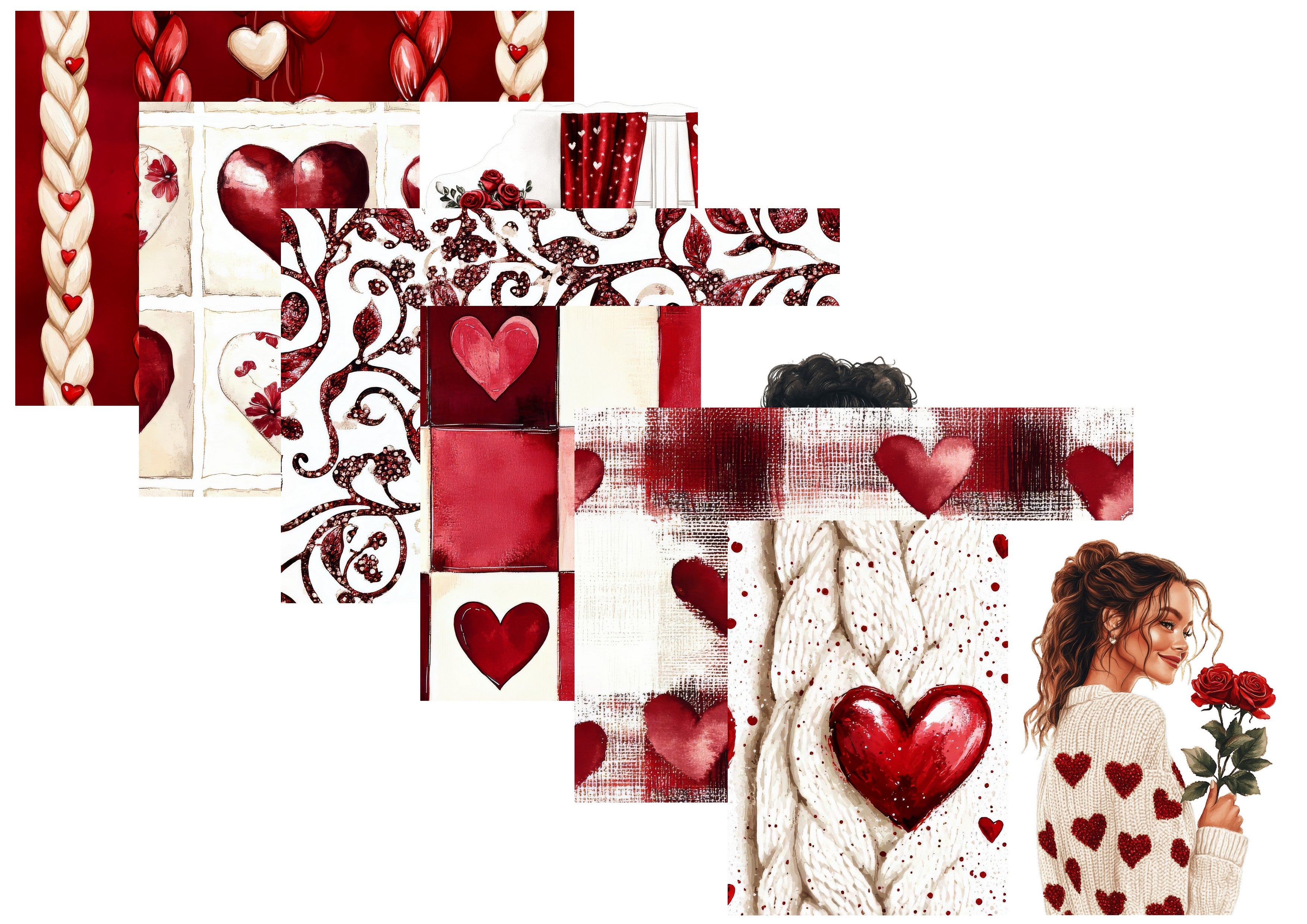 LovedbyGaby A4 journalpapier set Deep romance