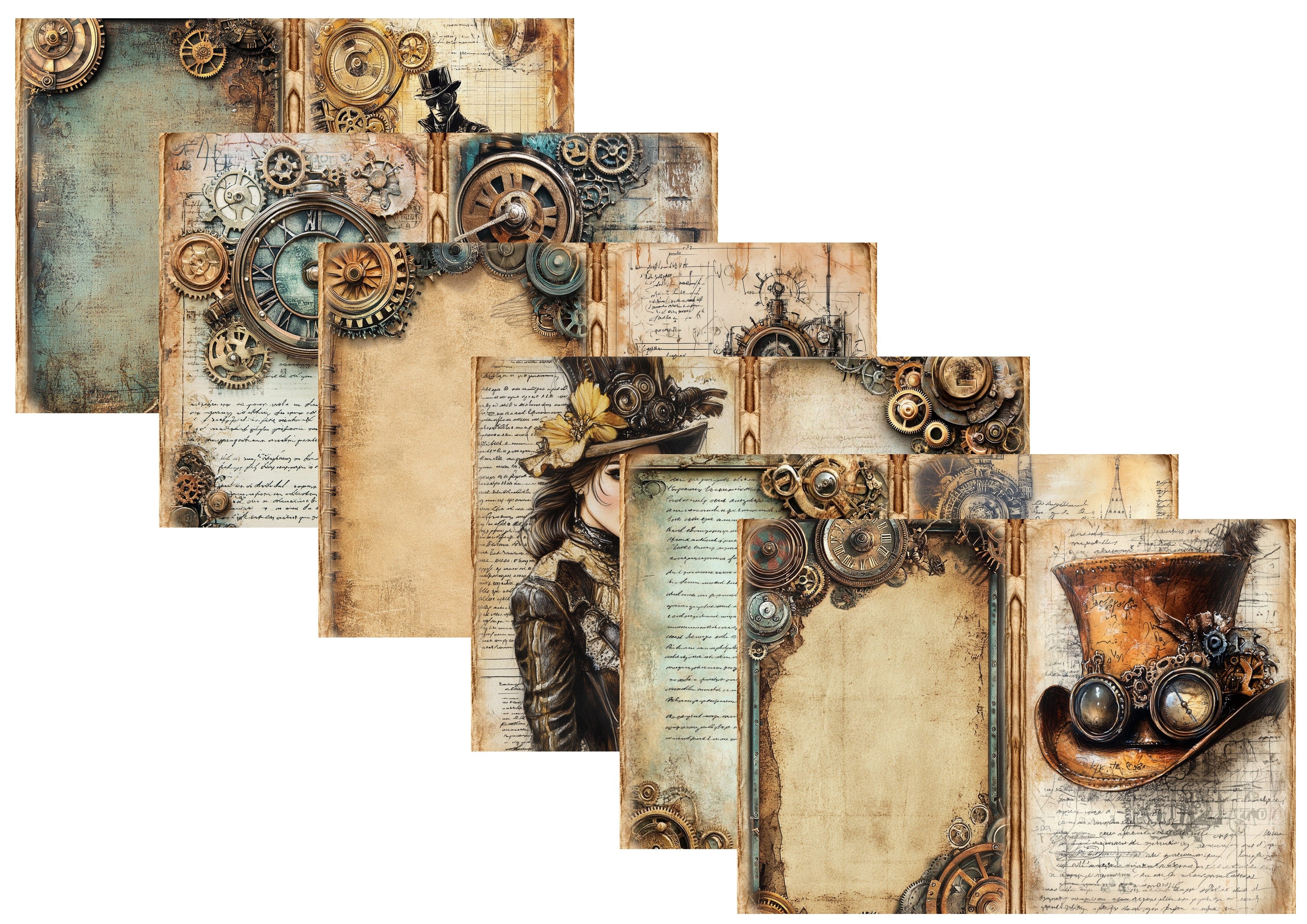 LovedbyGaby A4 journalpapier Vintage