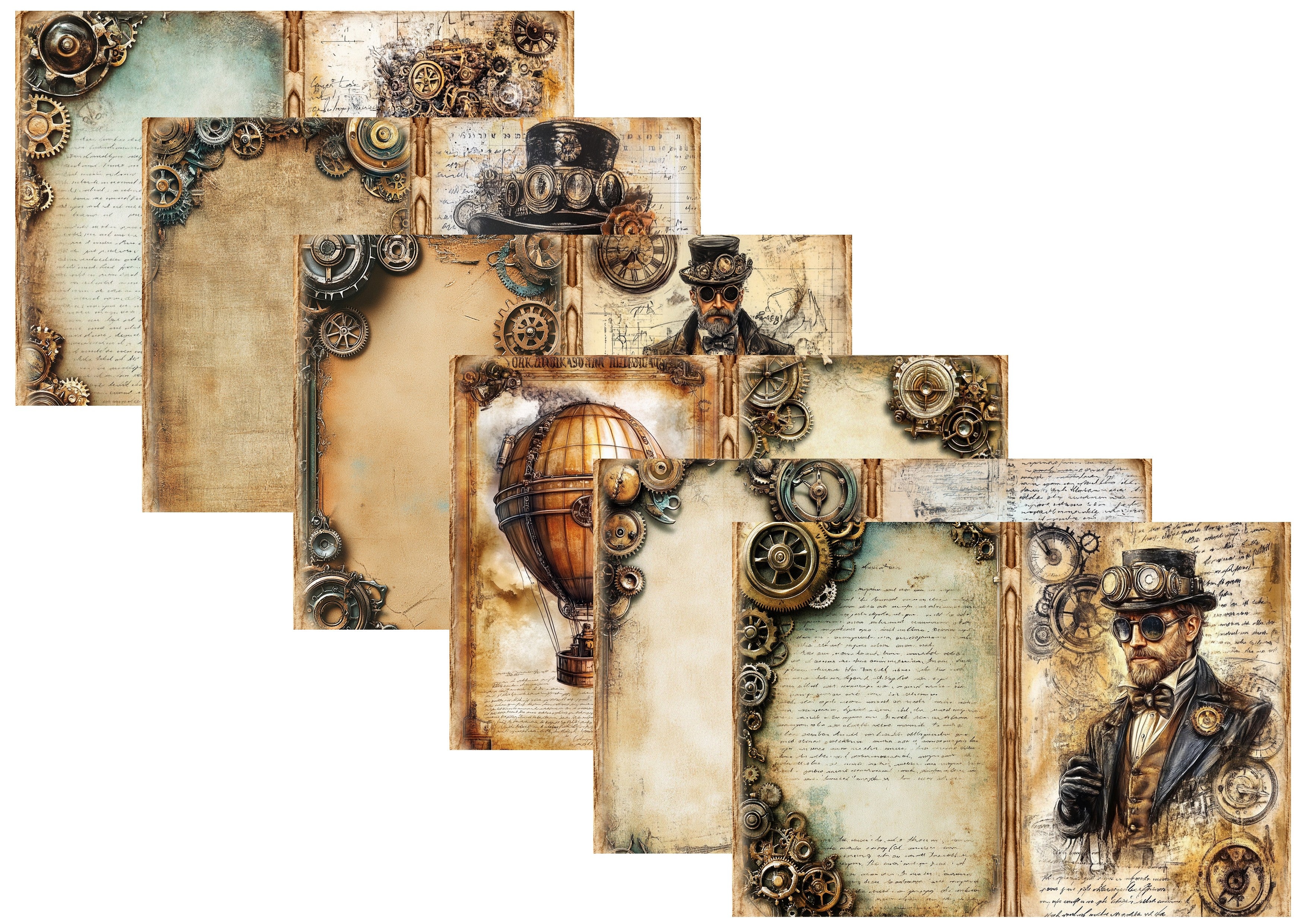 LovedbyGaby A4 journalpapier Vintage