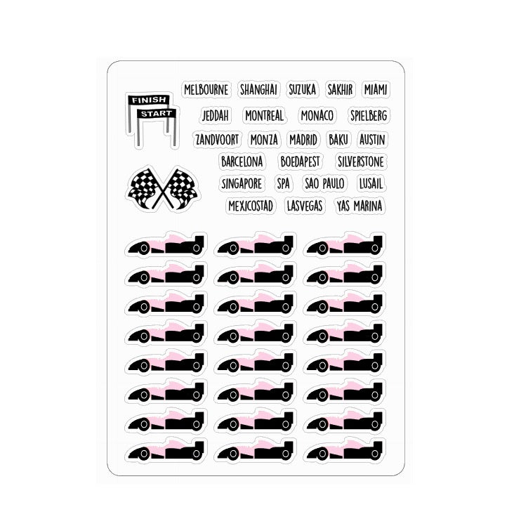 LovedbyGaby stickers F1