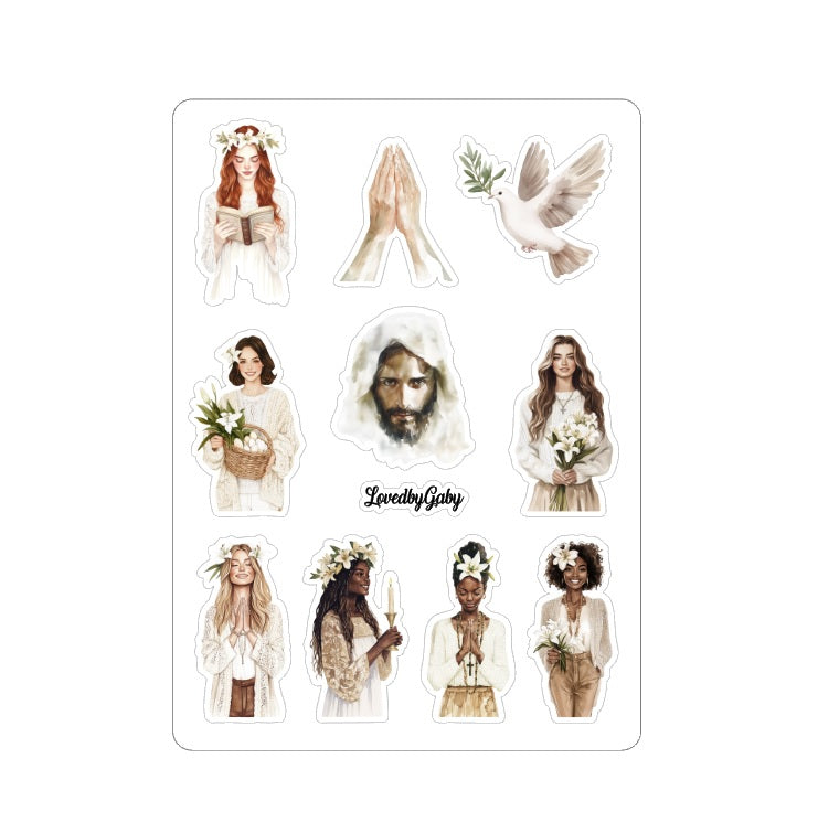 LovedbyGaby stickers Faithful easter
