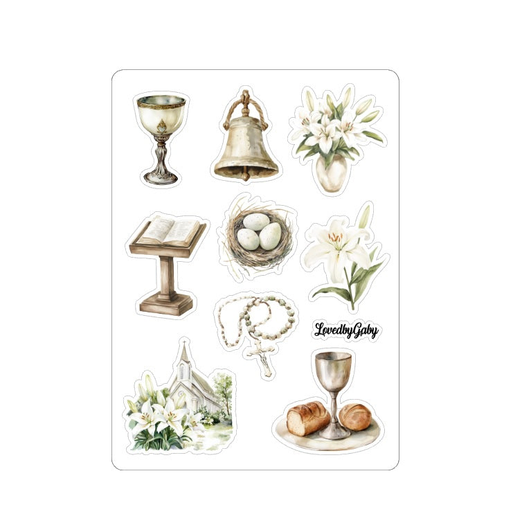 LovedbyGaby stickers Faithful easter