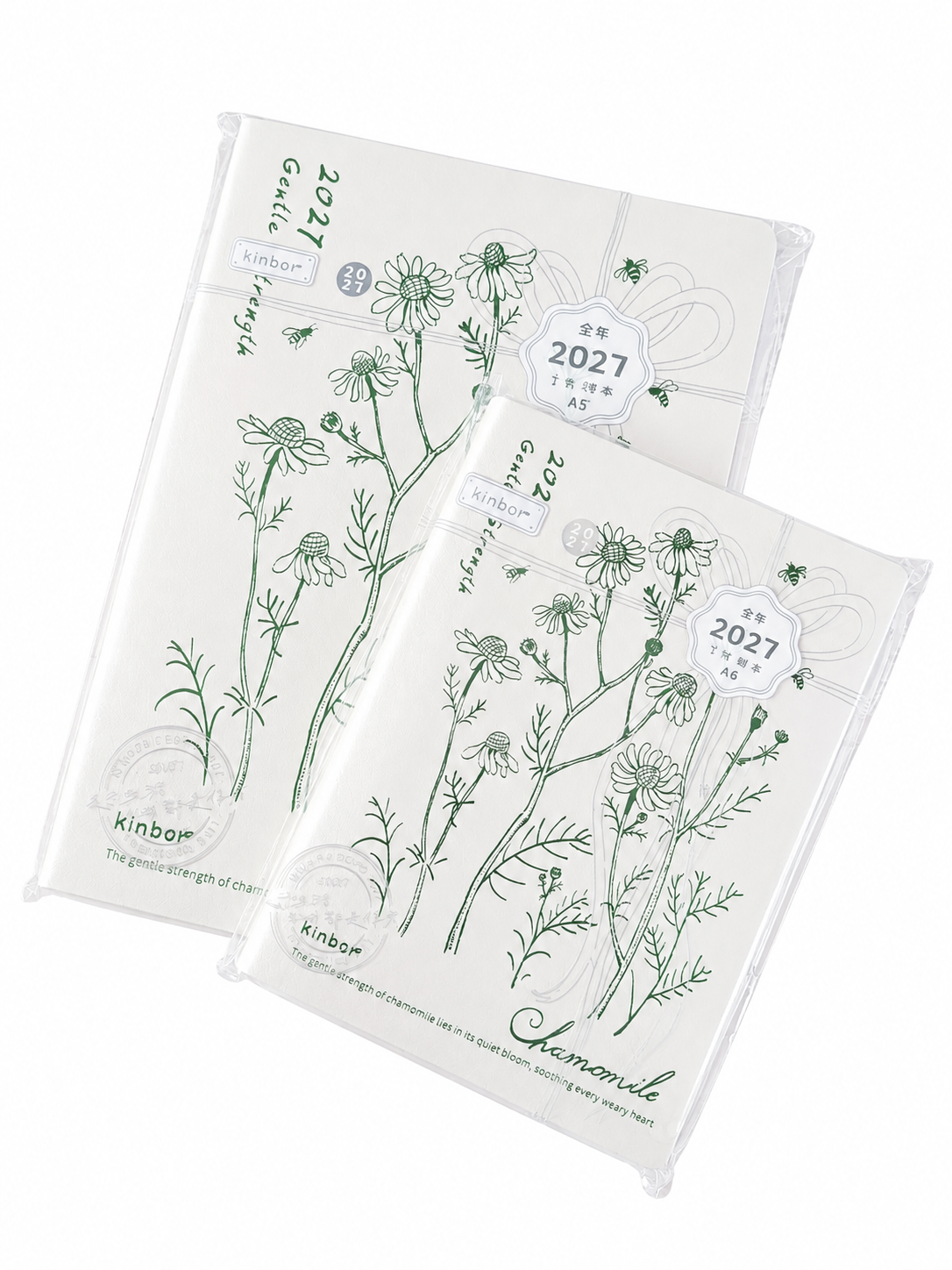 2027 Kinbor A6 en A5 daily planners