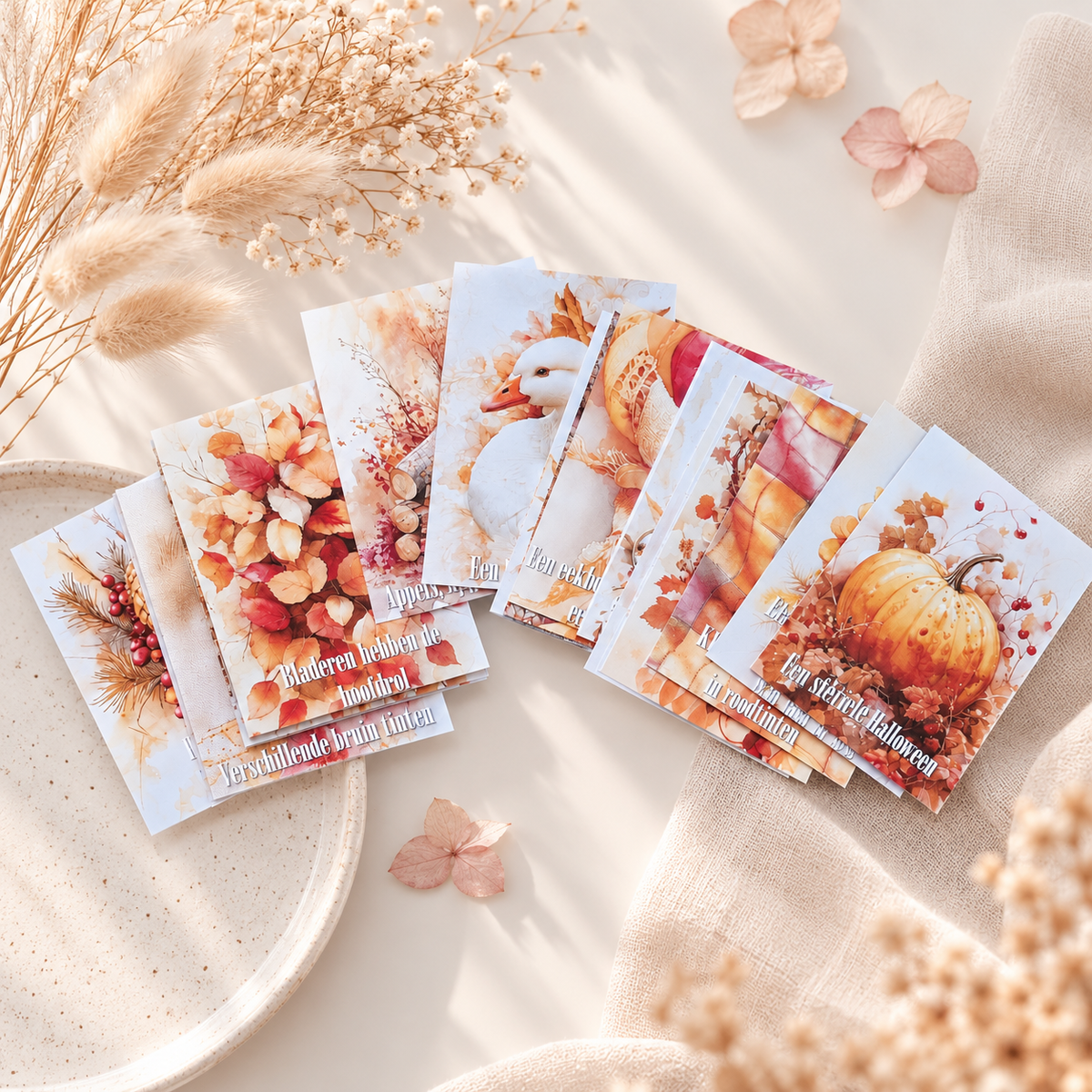 LovedbyGaby inspiratie kaartjes Herfst