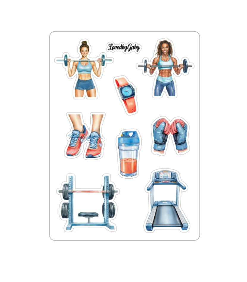 LovedbyGaby stickers Fitness