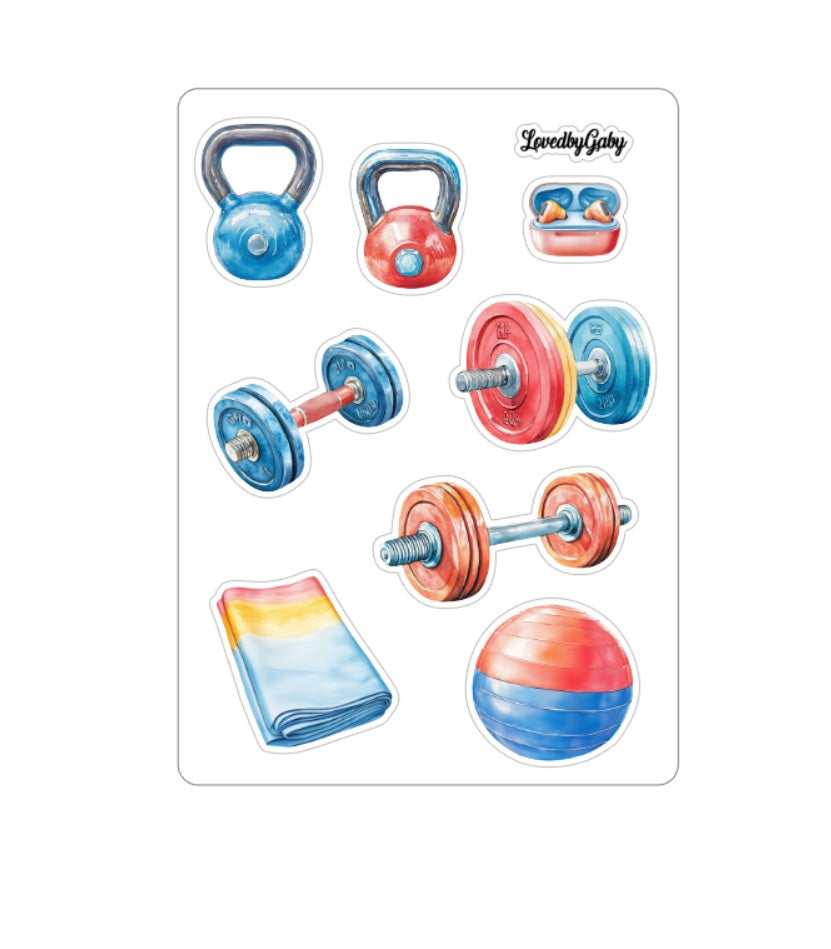 LovedbyGaby stickers Fitness
