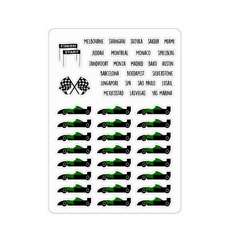 LovedbyGaby stickers F1