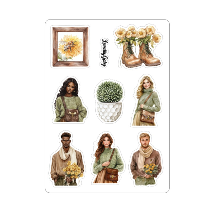 LovedbyGaby stickers Honey Garden
