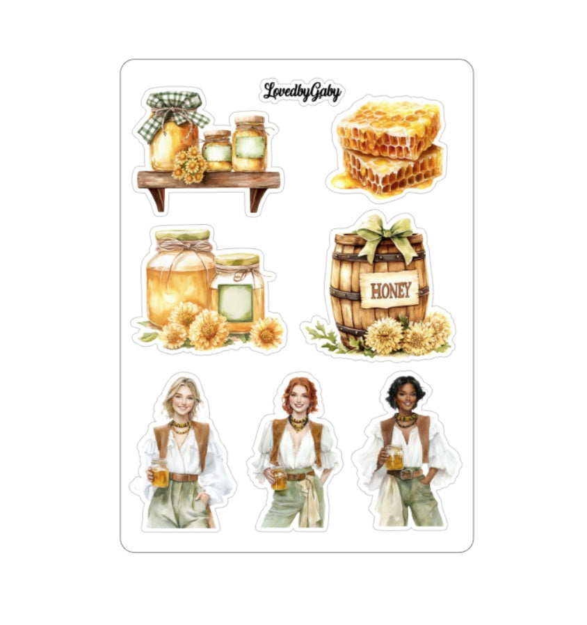 LovedbyGaby stickers Honey Garden