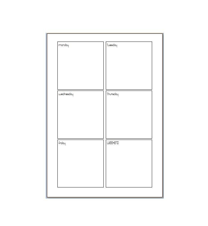 A5 Weekly notepad