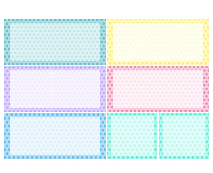 A5 deco stickers for the classic inserts 3