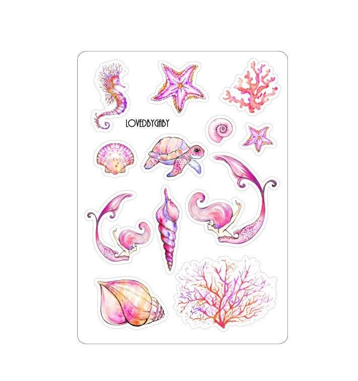 LovedbyGaby stickers "mermaids"