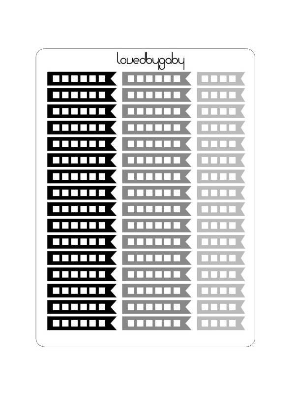 LovedbyGaby stickers "checkboxes"