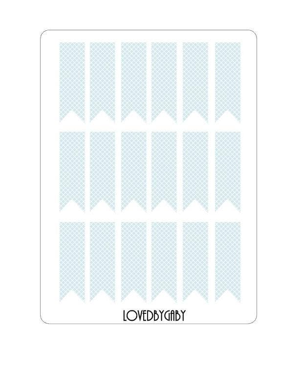Pageflag stickers "harlequin pastel"