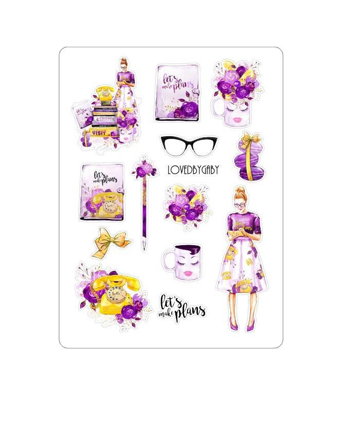 LovedbyGaby stickers "Let's plan"