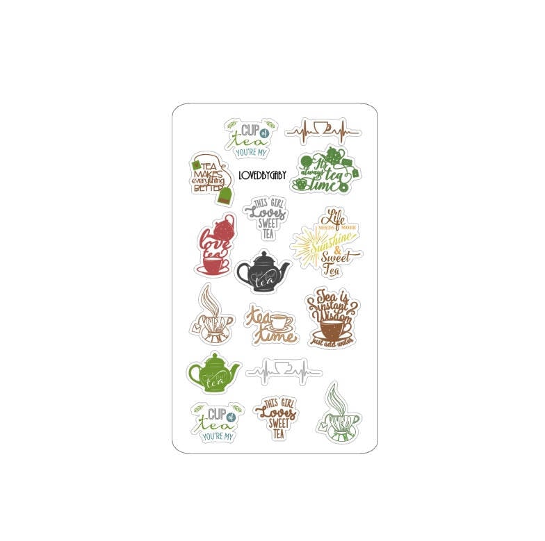 LovedbyGaby stickers "Tea Time"