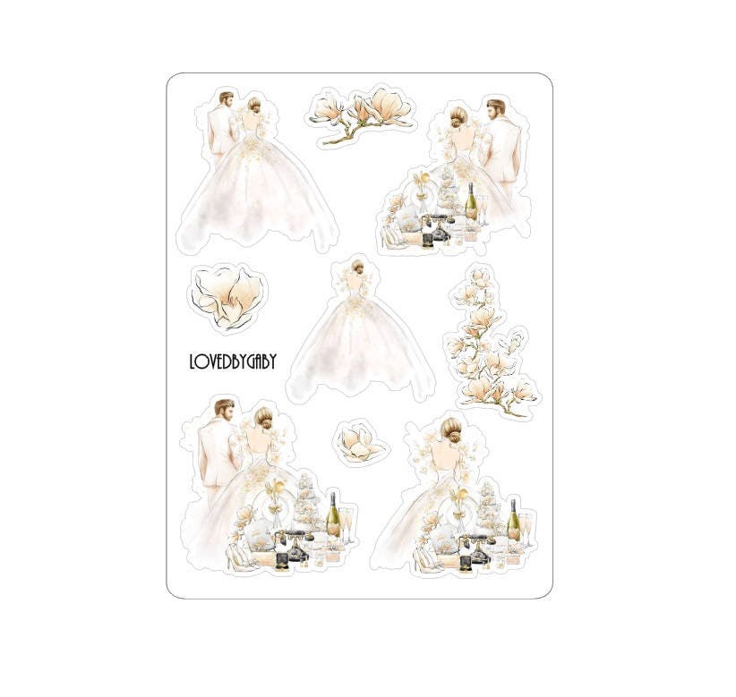 LovedbyGaby stickers "Wedding"