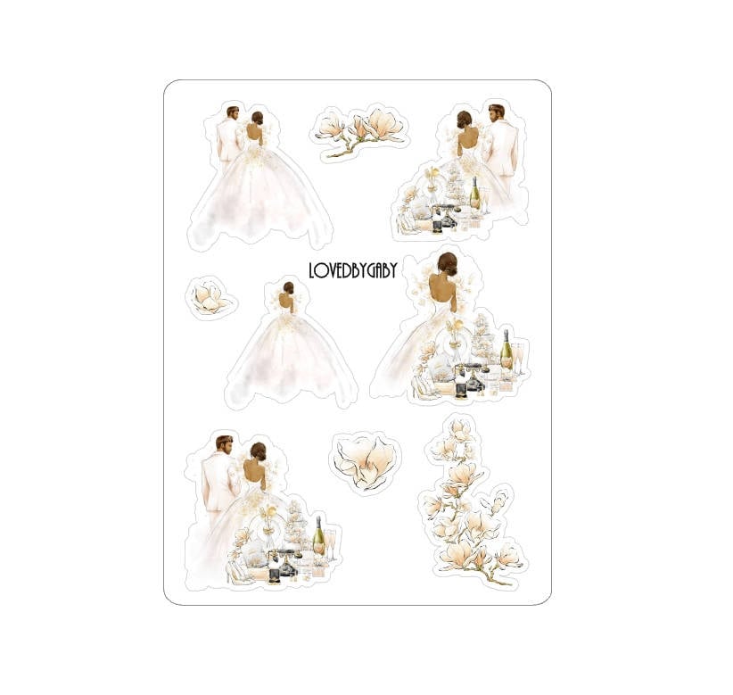 LovedbyGaby stickers "Wedding"