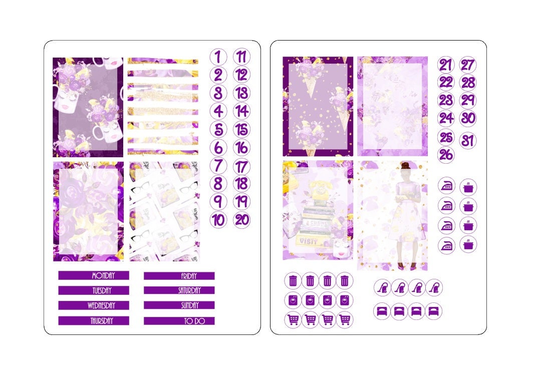 TN A6 boxes sticker kit 3