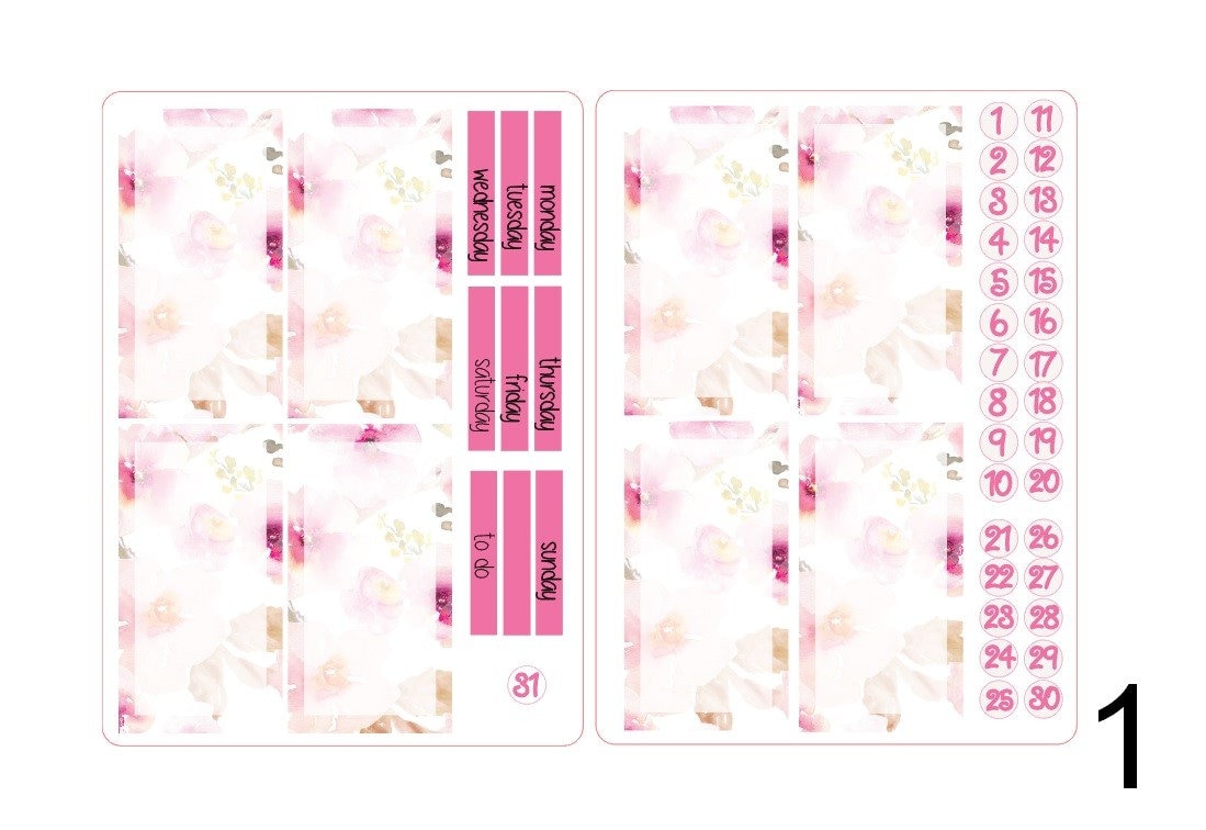 TN regular boxes sticker kits "flowers"