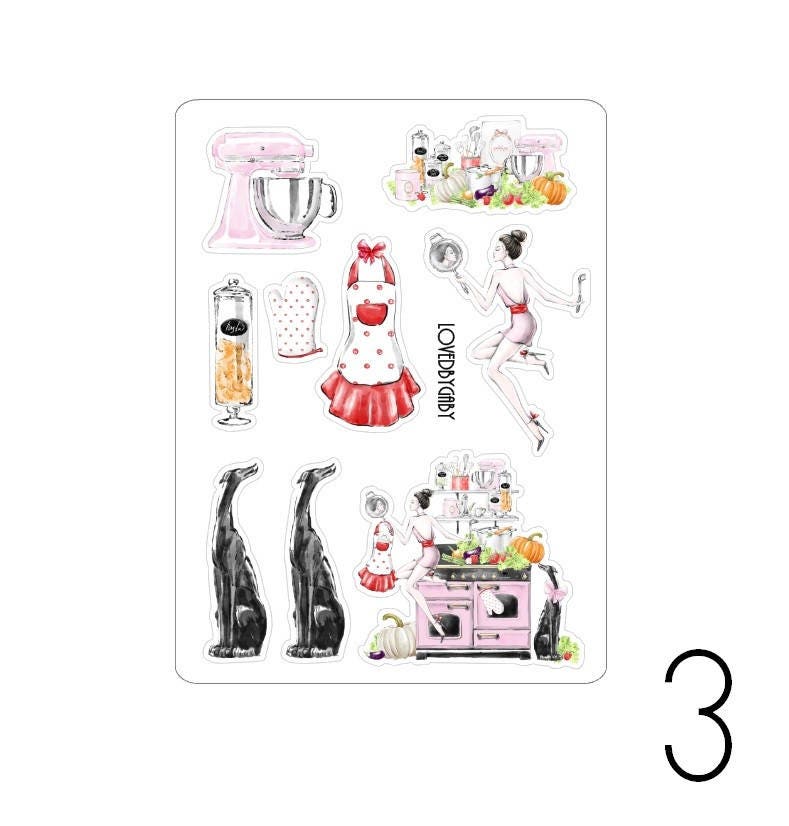 LovedbyGaby stickers "kitchen"