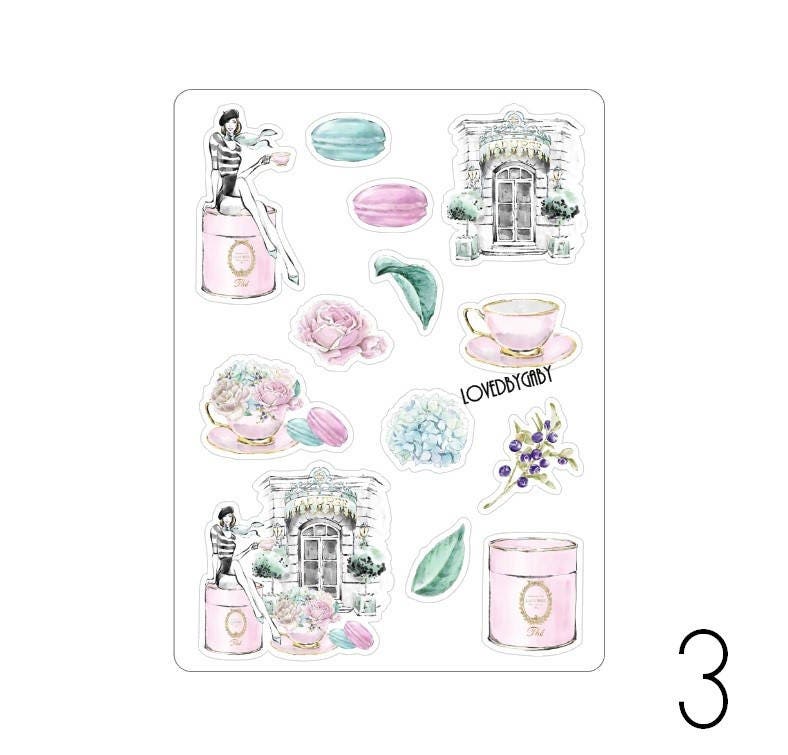 LovedbyGaby stickers "tea time"