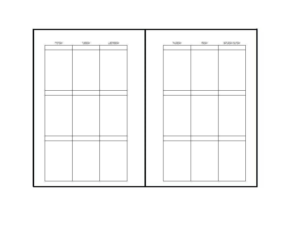 A5 inserts vertical HP boxes undated
