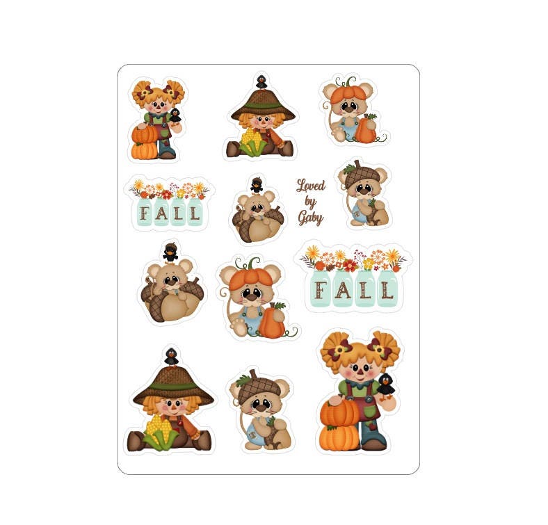 LovedbyGaby stickers "Pumpkin fall"