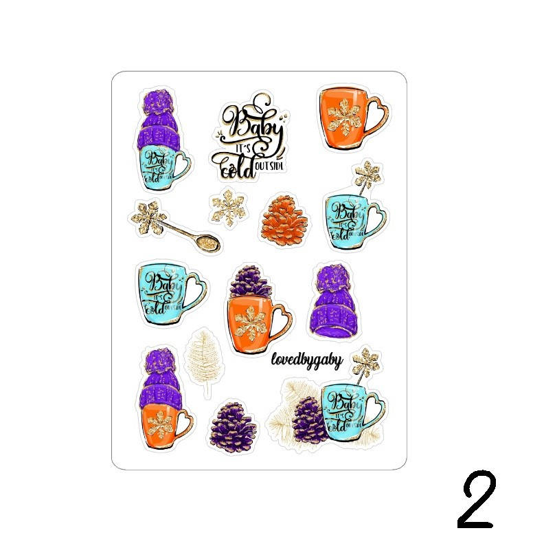 LovedbyGaby stickers "Baby it is cold outside"