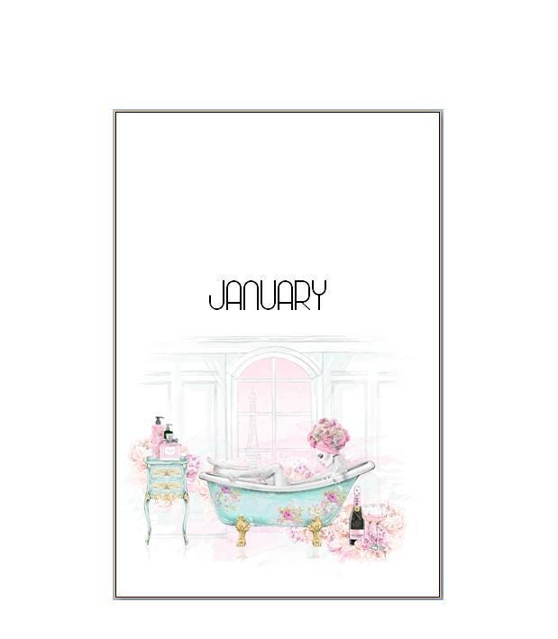 2026 Monthly cards for the A5 planners