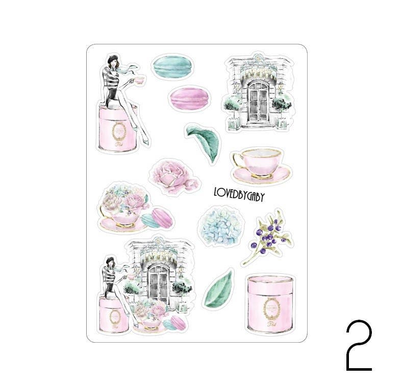 LovedbyGaby stickers "tea time"