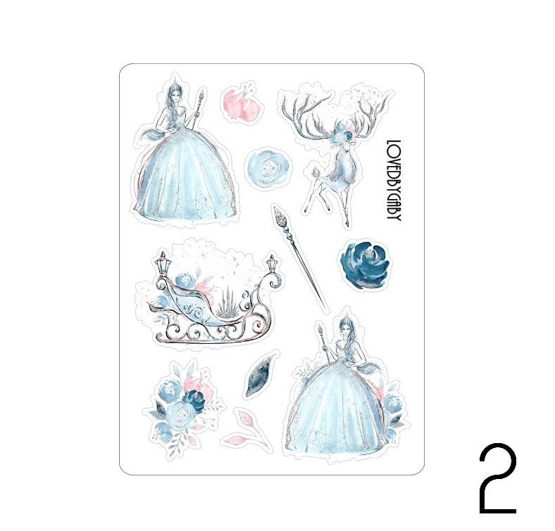 LovedbyGaby stickers "Frozen Ice Queen"