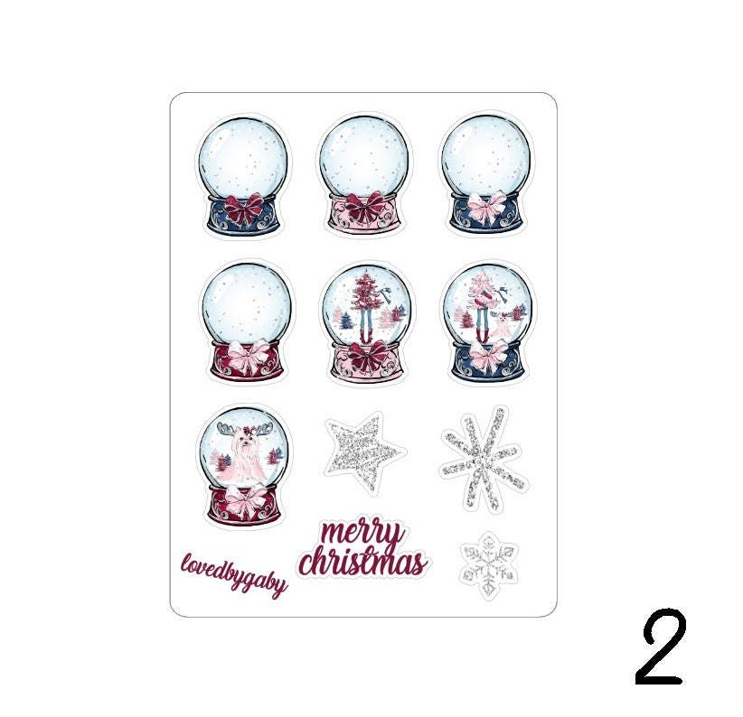 LovedbyGaby stickers "Cosy christmas"