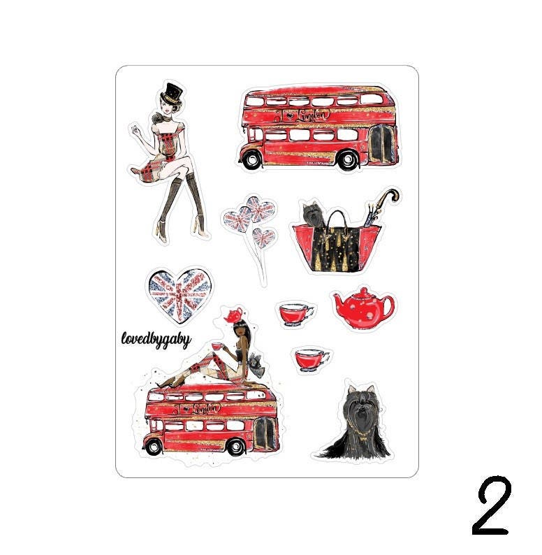 LovedbyGaby stickers "London"