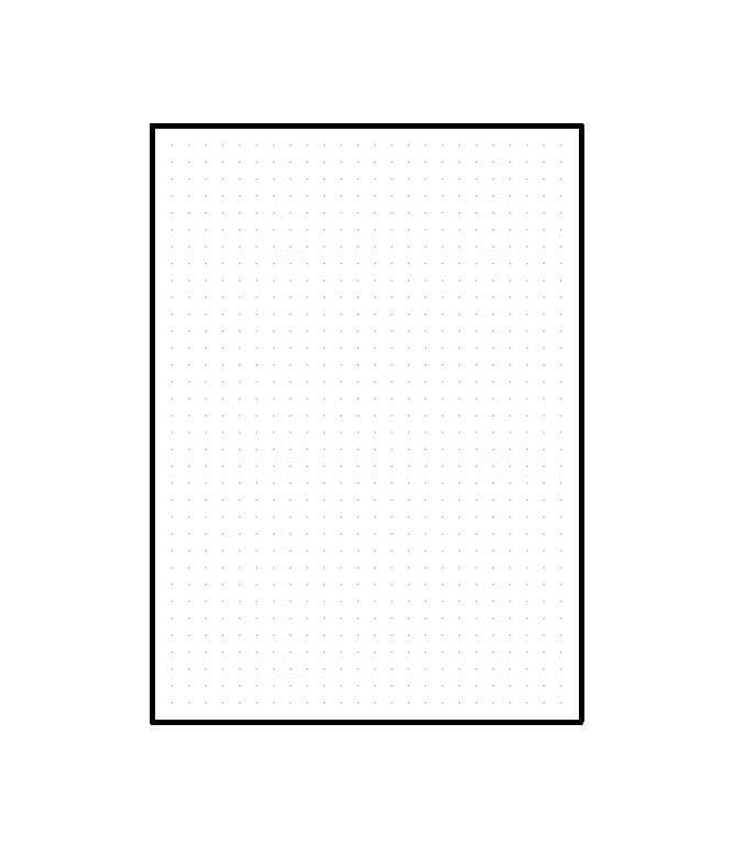 B6 inserts dots, blanco, ruled