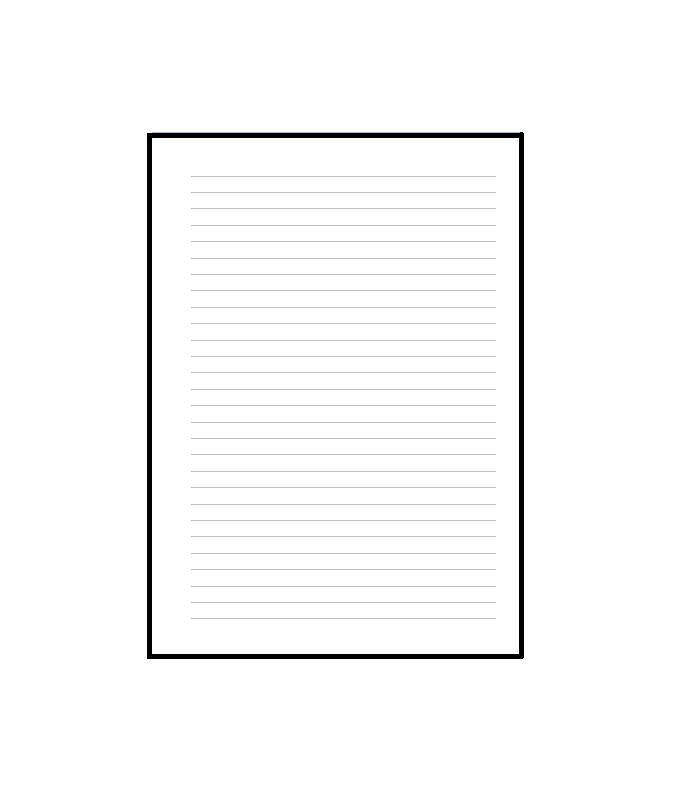 B6 inserts dots, blanco, ruled