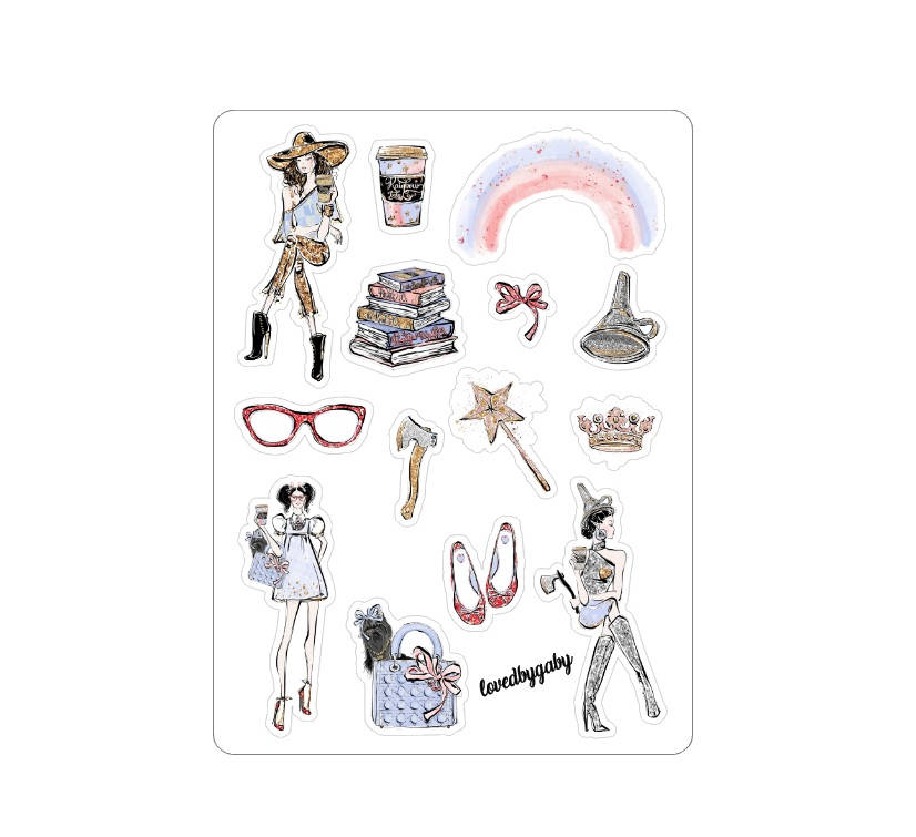 LovedbyGaby stickers Wizard of Oz