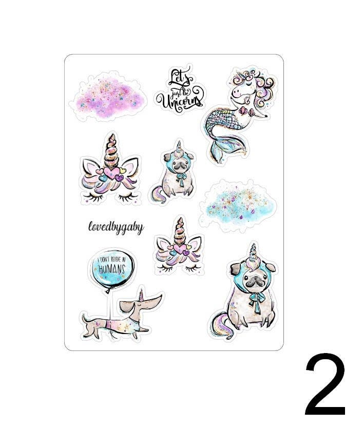 LovedbyGaby stickers "I don't believe in humans"
