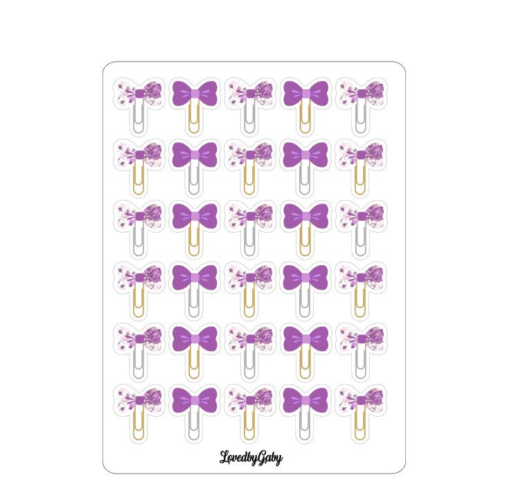 LovedbyGaby stickes "bowclips"