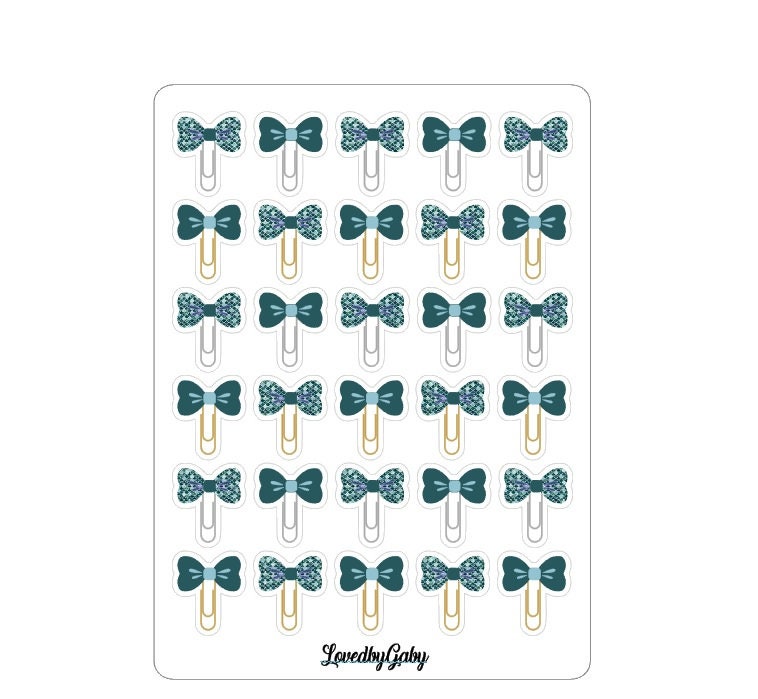 LovedbyGaby stickes "bowclips"