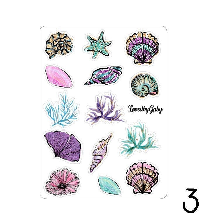 LovedbyGaby stickers baby mermaids