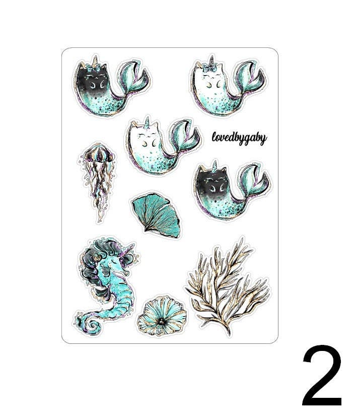 LovedbyGabyt stickers "Mermaids Audrey"