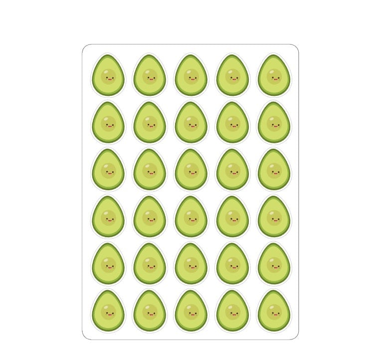 LovedbyGaby stickers "Avocado"