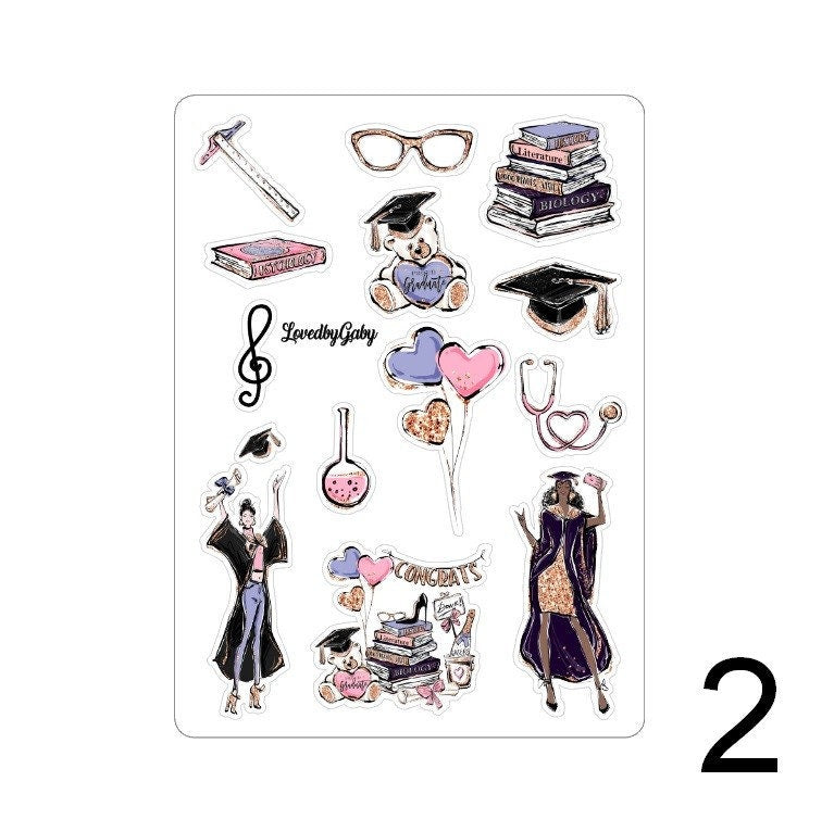 LovedbyGaby stickers "Graduation"