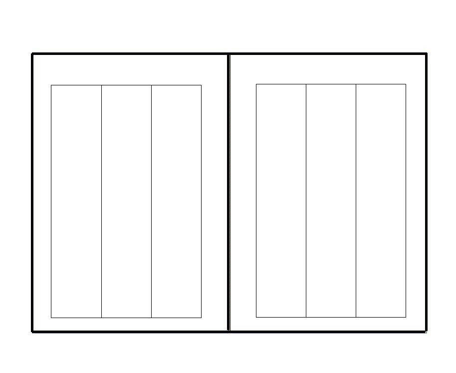 A5 inserts "colums"